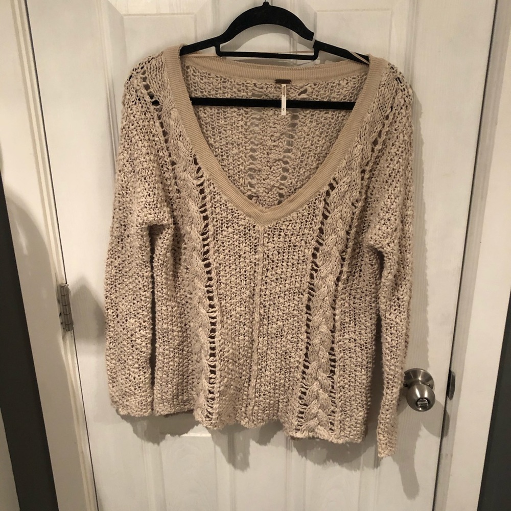 Free People Chunky Knit Sweater